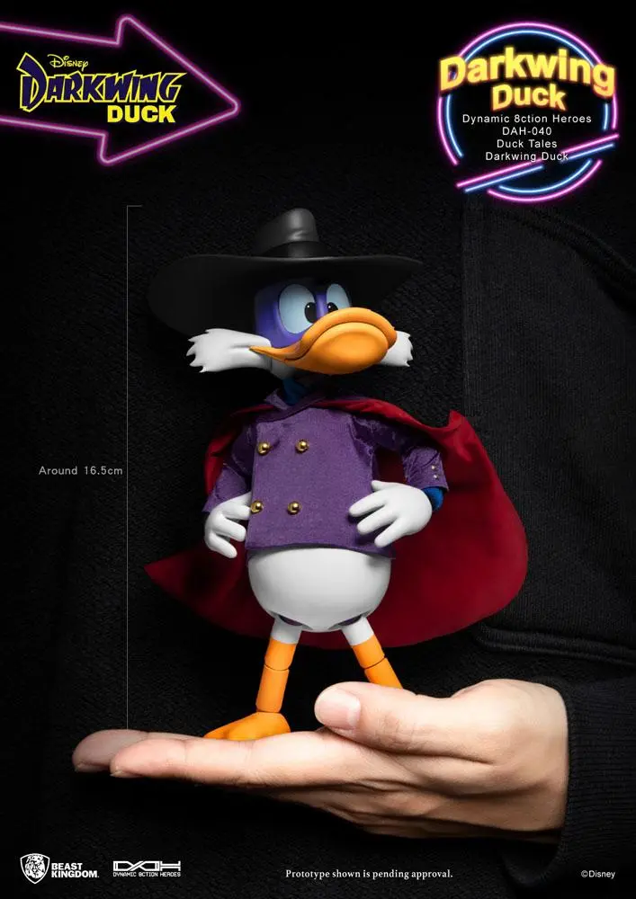 Darkwing Duck Dynamic 8ction Heroes Actionfigur 1/9 Darkwing Duck 16 cm Produktfoto