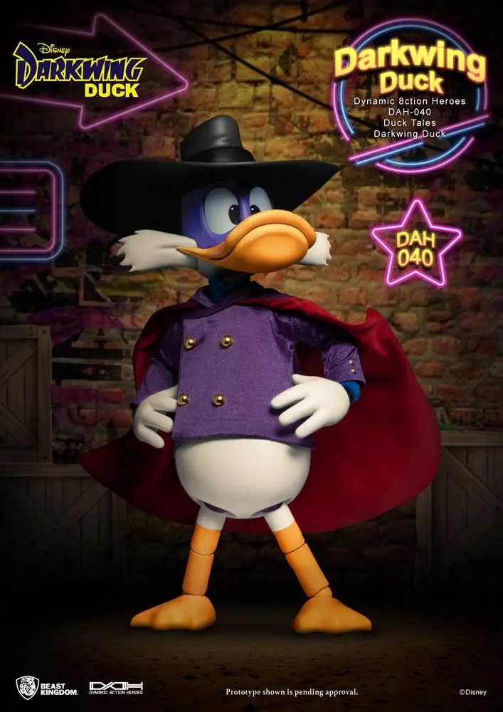 Darkwing Duck Dynamic 8ction Heroes Actionfigur 1/9 Darkwing Duck 16 cm termékfotó