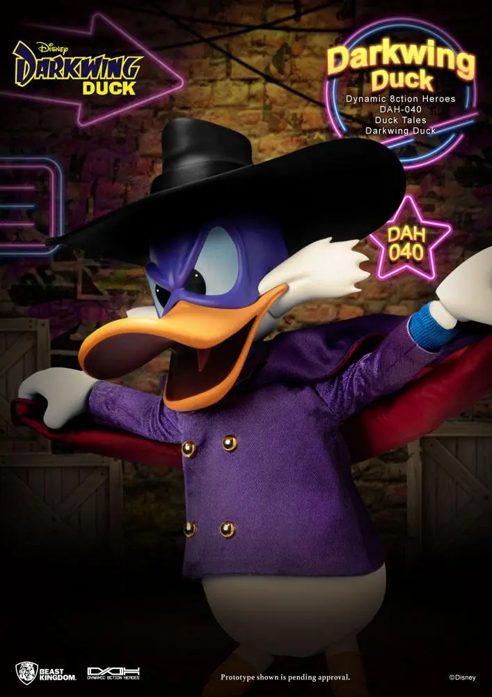 Darkwing Duck Dynamic 8ction Heroes Actionfigur 1/9 Darkwing Duck 16 cm Produktfoto