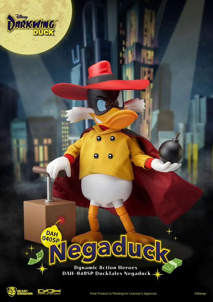 Darkwing Duck Dynamic 8ction Heroes Actionfigur 1/9 NegaDuck 16 cm Produktfoto