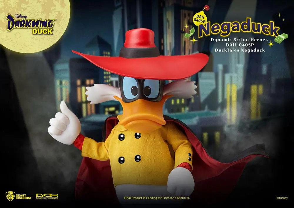 Darkwing Duck Dynamic 8ction Heroes Actionfigur 1/9 NegaDuck 16 cm Produktfoto