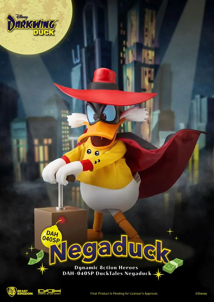 Darkwing Duck Dynamic 8ction Heroes Actionfigur 1/9 NegaDuck 16 cm Produktfoto
