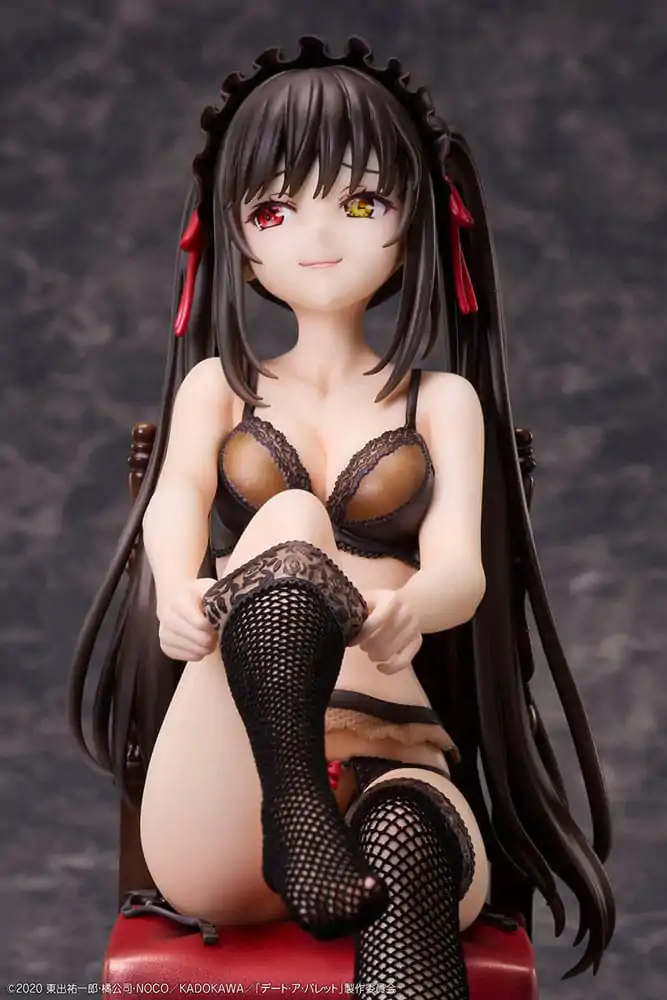 Date A Bullet PVC Statuen 1/7 Kurumi Tokisaki & White Queen 17 cm termékfotó