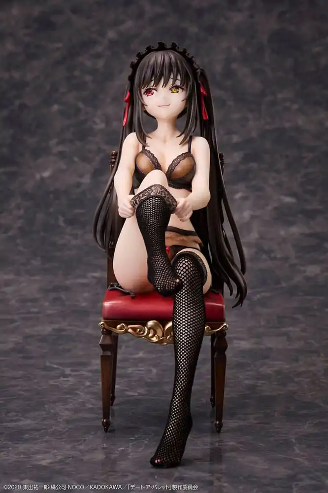 Date A Bullet PVC Statuen 1/7 Kurumi Tokisaki & White Queen 17 cm termékfotó