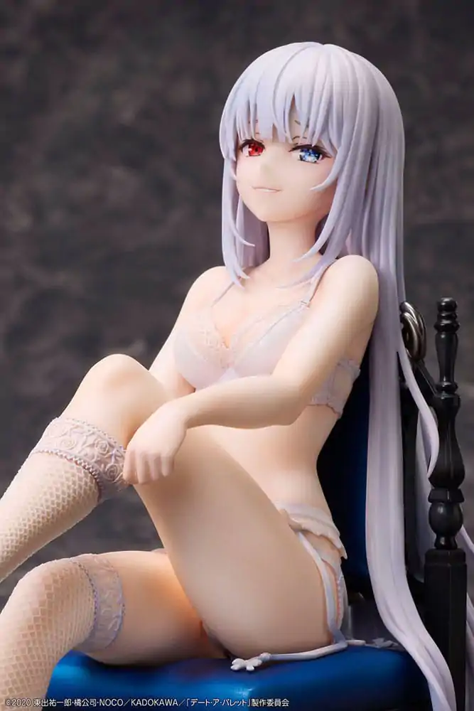 Date A Bullet PVC Statuen 1/7 Kurumi Tokisaki & White Queen 17 cm termékfotó