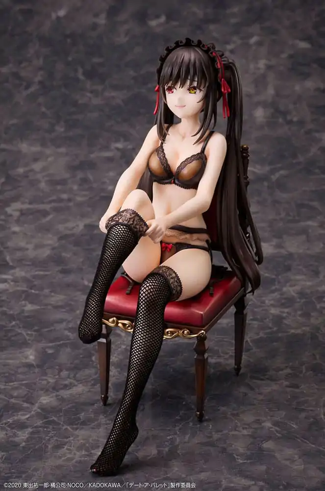 Date A Bullet PVC Statuen 1/7 Kurumi Tokisaki & White Queen 17 cm termékfotó