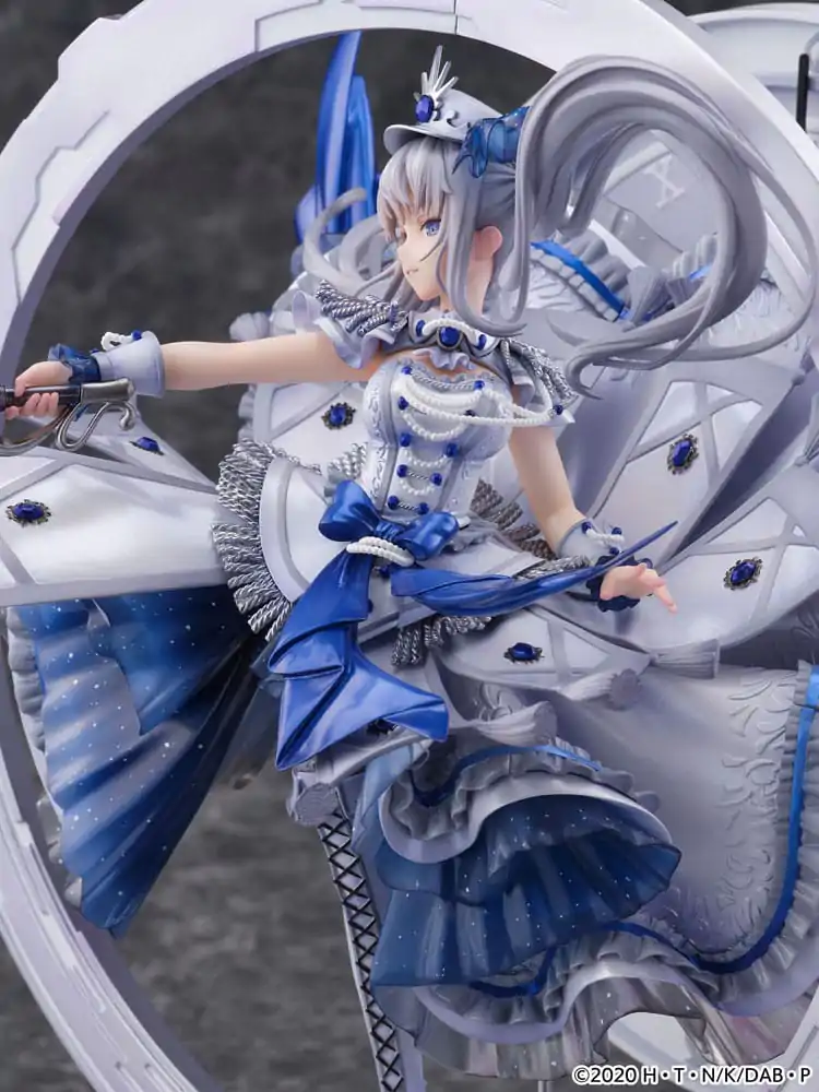 Date A Bullet SHIBUYA SCRAMBLE FIGURE PVC Statue 1/7 The White Queen -Royal Blue Sapphire Dress Ver. 33 cm Produktfoto
