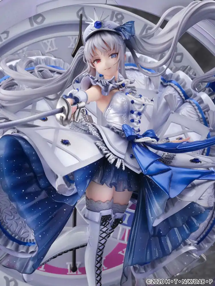 Date A Bullet SHIBUYA SCRAMBLE FIGURE PVC Statue 1/7 The White Queen -Royal Blue Sapphire Dress Ver. 33 cm Produktfoto