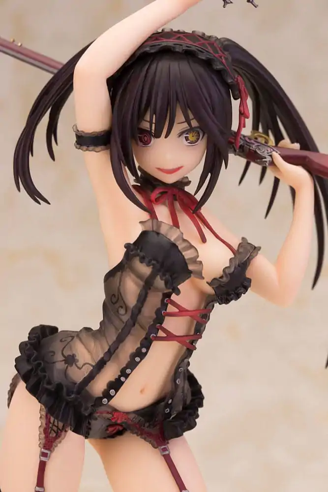 Date A Live Statue 1/7 Kurumi Tokisaki Lingerie Ver. Black Special Edition 24 cm termékfotó