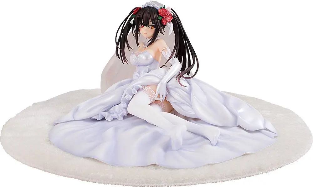 Date A Live PVC Statue 1/7 Light Novel Edition Kurumi Tokisaki: Wedding Dress Ver. 13 cm Produktfoto