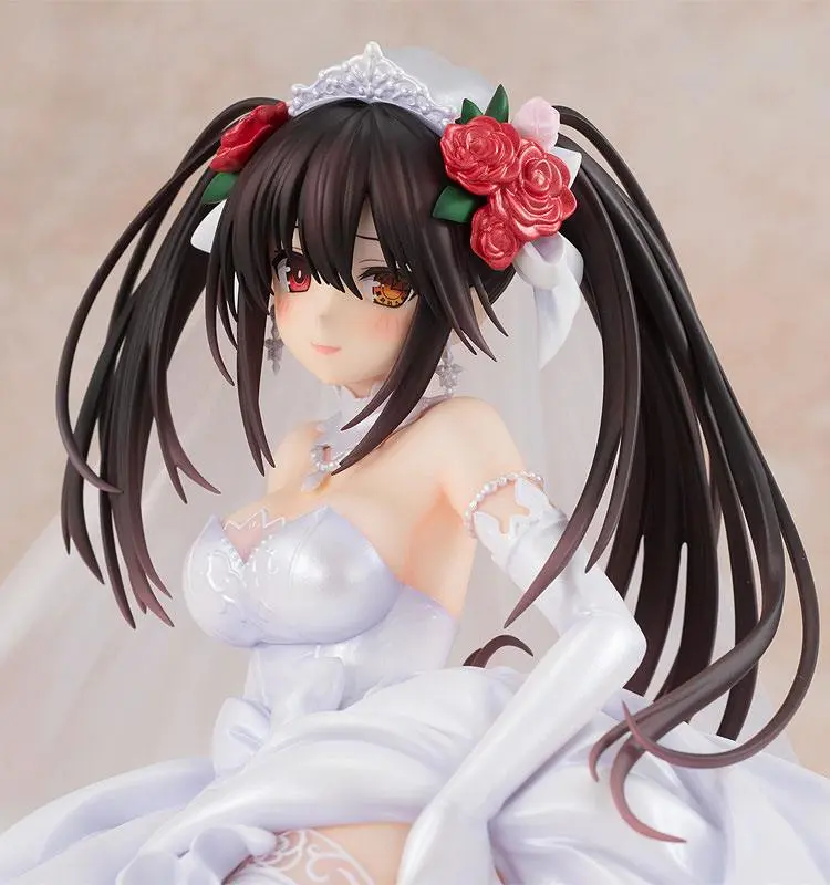 Date A Live PVC Statue 1/7 Light Novel Edition Kurumi Tokisaki: Wedding Dress Ver. 13 cm Produktfoto
