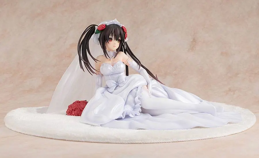 Date A Live PVC Statue 1/7 Light Novel Edition Kurumi Tokisaki: Wedding Dress Ver. 13 cm Produktfoto