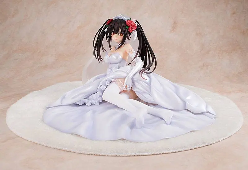 Date A Live PVC Statue 1/7 Light Novel Edition Kurumi Tokisaki: Wedding Dress Ver. 13 cm Produktfoto