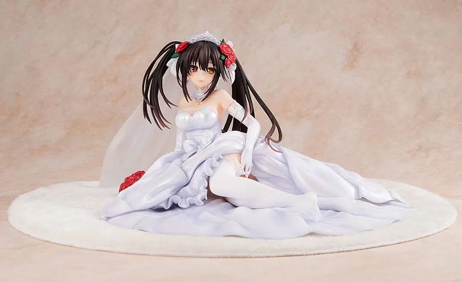 Date A Live PVC Statue 1/7 Light Novel Edition Kurumi Tokisaki: Wedding Dress Ver. 13 cm Produktfoto