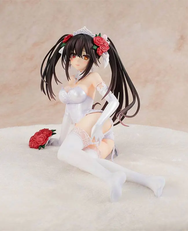 Date A Live PVC Statue 1/7 Light Novel Edition Kurumi Tokisaki: Wedding Dress Ver. 13 cm Produktfoto