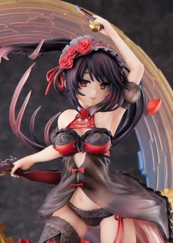 Date A Live IV PVC Statue 1/7 Kurumi Tokisaki Lingerie Swimwear Ver. 27 cm termékfotó