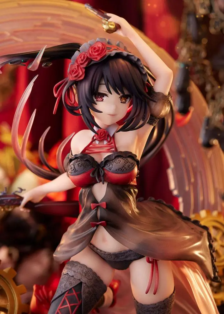 Date A Live IV PVC Statue 1/7 Kurumi Tokisaki Lingerie Swimwear Ver. 27 cm termékfotó