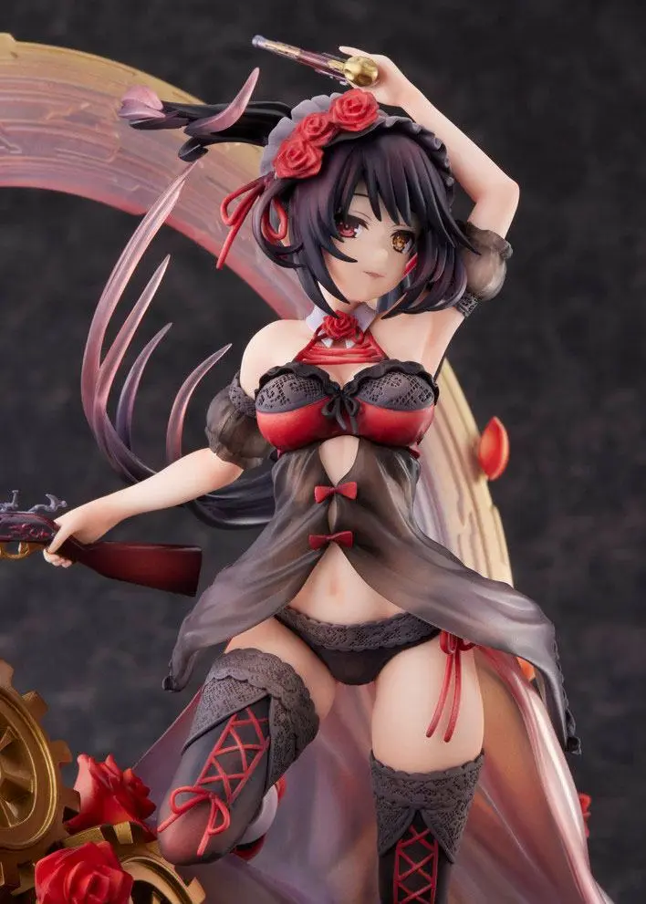 Date A Live IV PVC Statue 1/7 Kurumi Tokisaki Lingerie Swimwear Ver. 27 cm termékfotó