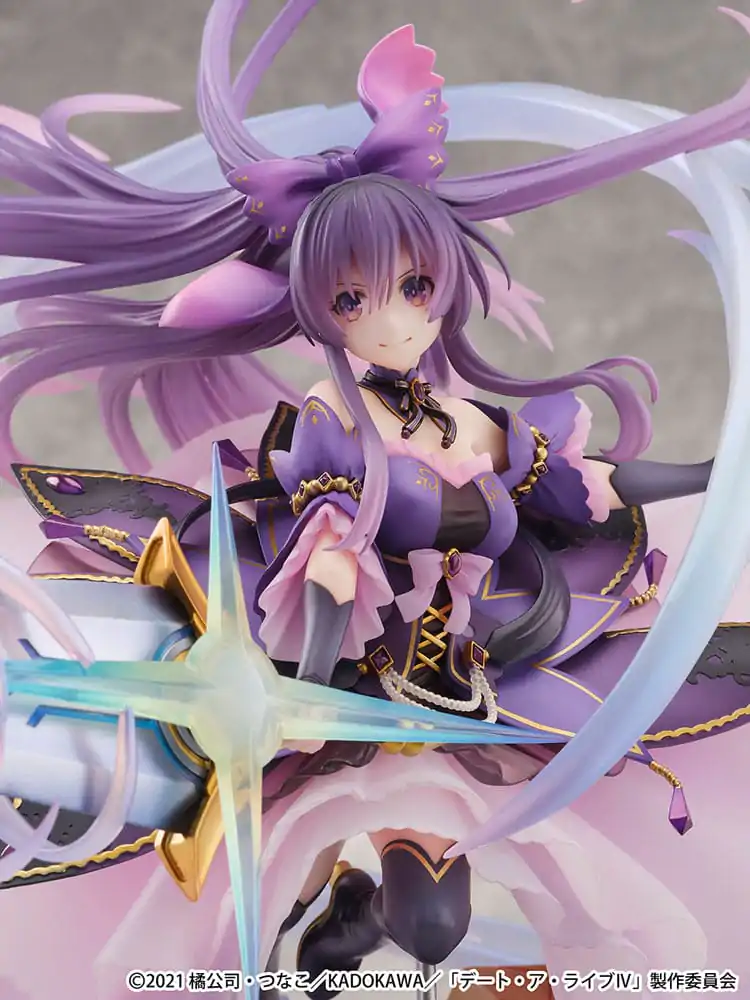 Date A Live IV SHIBUYA SCRAMBLE FIGURE PVC Statue 1/6 Tohka Yatogami Princess Amethyst Dress Ver. 32 cm termékfotó