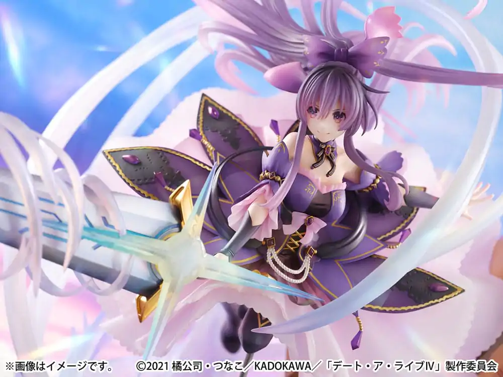 Date A Live IV SHIBUYA SCRAMBLE FIGURE PVC Statue 1/6 Tohka Yatogami Princess Amethyst Dress Ver. 32 cm termékfotó