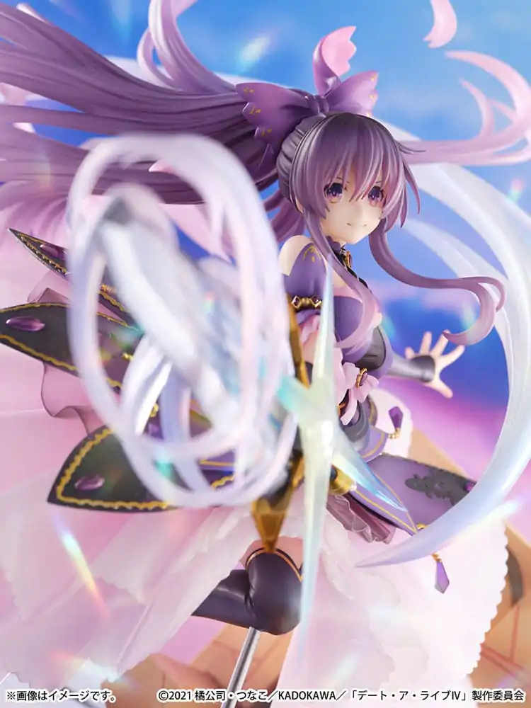 Date A Live IV SHIBUYA SCRAMBLE FIGURE PVC Statue 1/6 Tohka Yatogami Princess Amethyst Dress Ver. 32 cm termékfotó