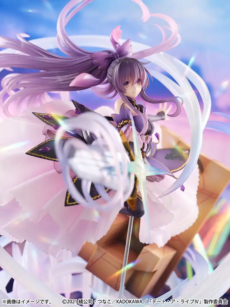 Date A Live IV SHIBUYA SCRAMBLE FIGURE PVC Statue 1/6 Tohka Yatogami Princess Amethyst Dress Ver. 32 cm termékfotó