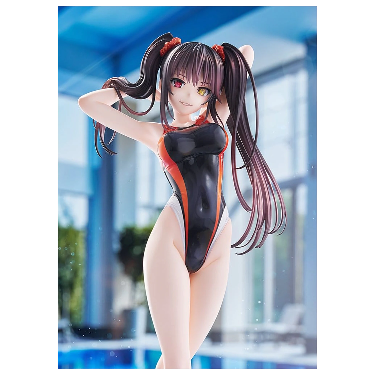 Date A Live Badeanzug Silhouette PVC Figur 1/7 Kurumi Tokisaki Swimwear Ver. 24 cm Produktfoto