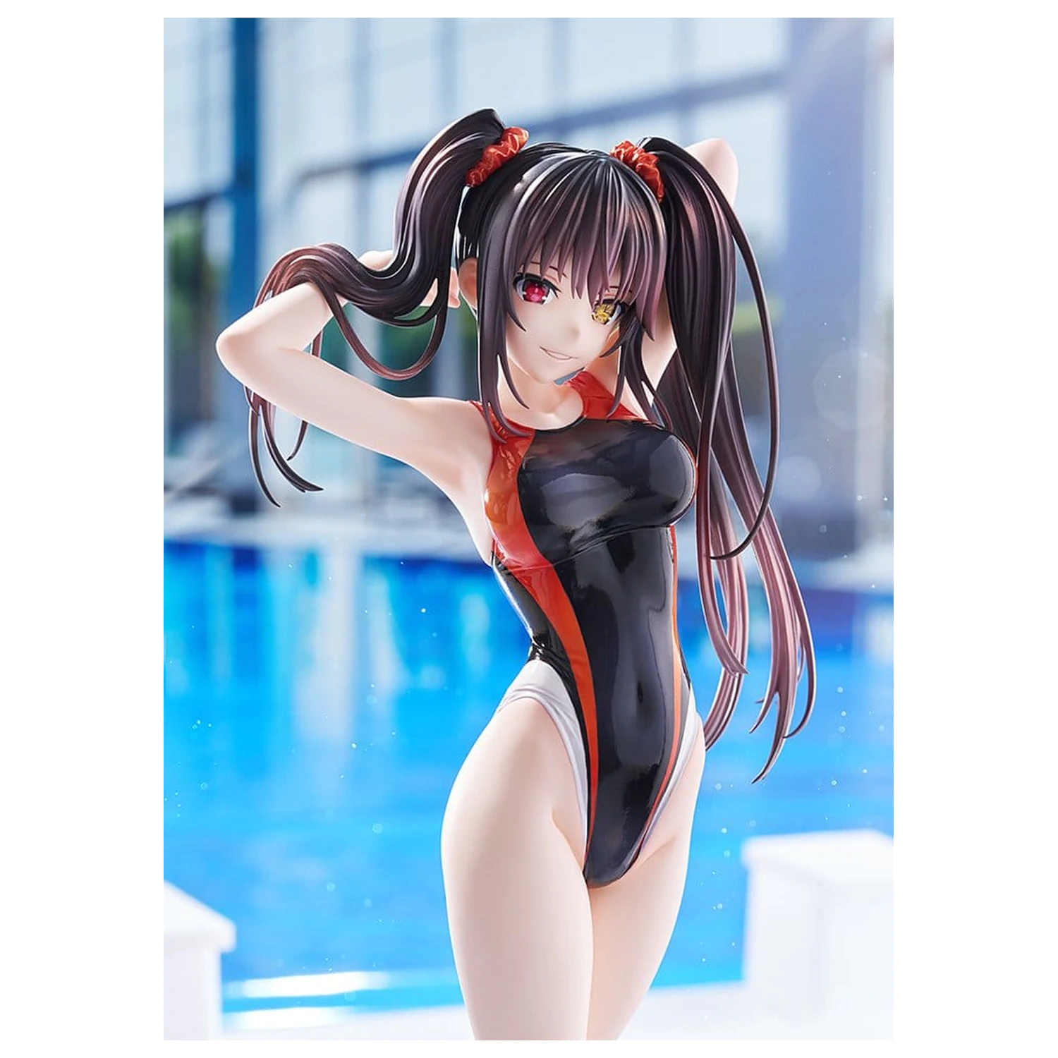 Date A Live Badeanzug Silhouette PVC Figur 1/7 Kurumi Tokisaki Swimwear Ver. 24 cm Produktfoto