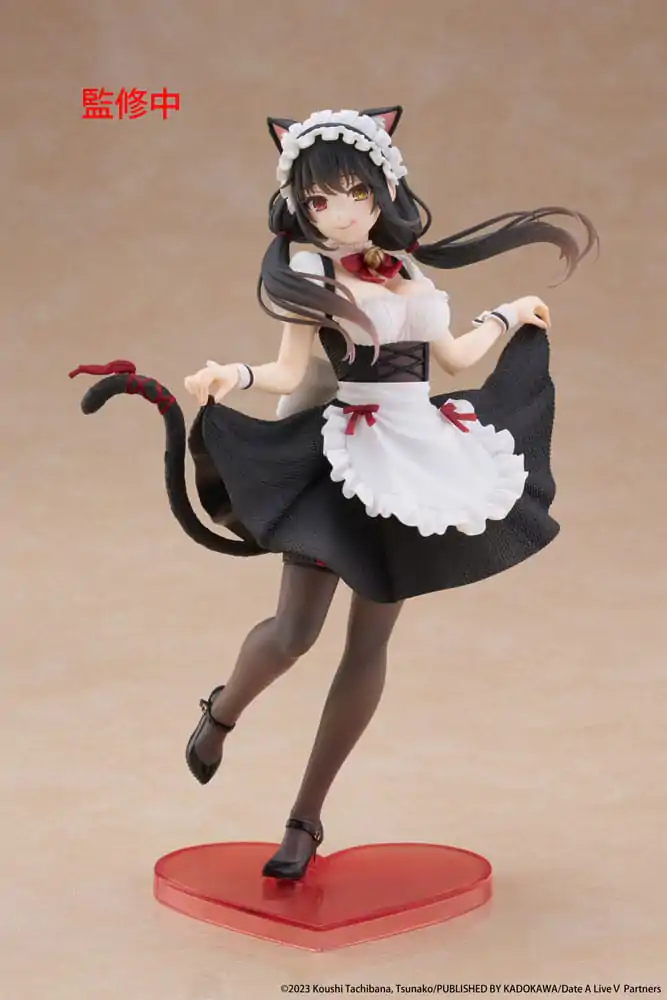 Date A Live V Coreful PVC-Statue Kurumi Tokisaki Cat Ear Maid Ver. 18 cm Produktfoto