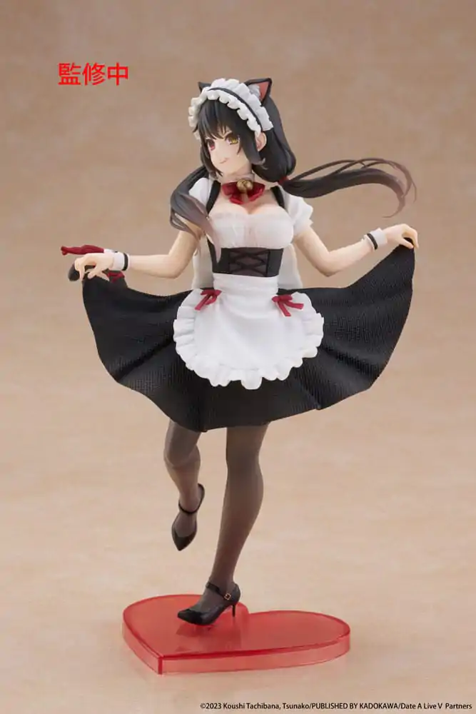 Date A Live V Coreful PVC-Statue Kurumi Tokisaki Cat Ear Maid Ver. 18 cm Produktfoto
