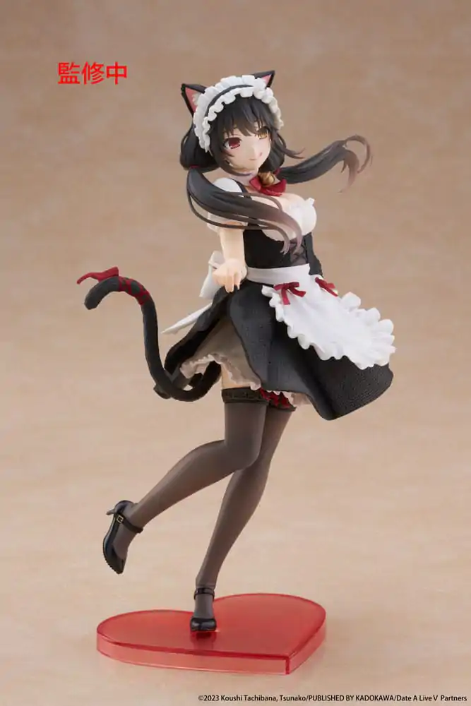 Date A Live V Coreful PVC-Statue Kurumi Tokisaki Cat Ear Maid Ver. 18 cm Produktfoto