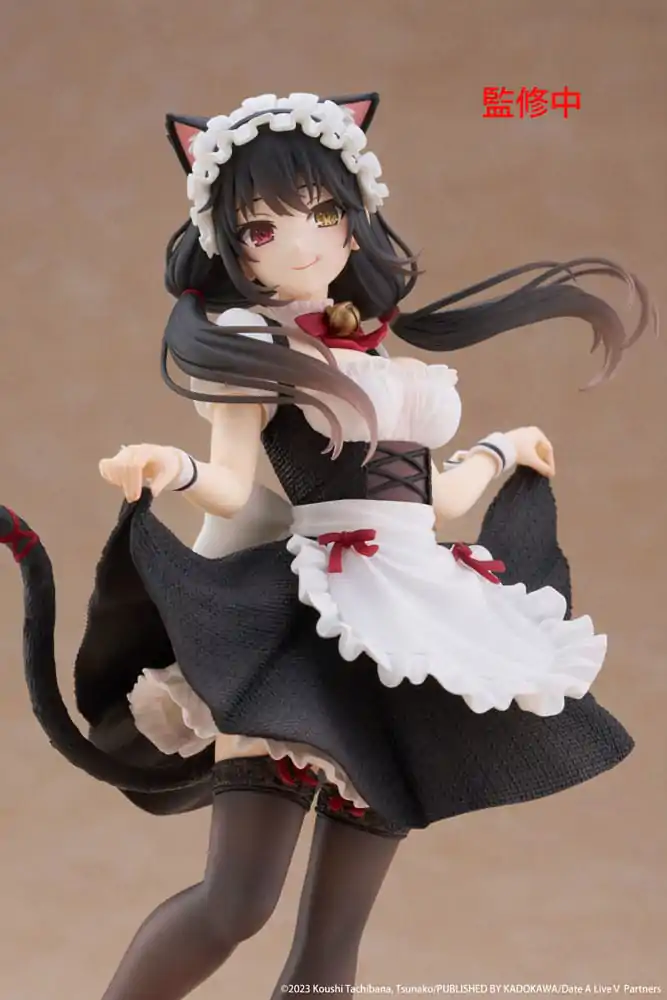 Date A Live V Coreful PVC-Statue Kurumi Tokisaki Cat Ear Maid Ver. 18 cm Produktfoto