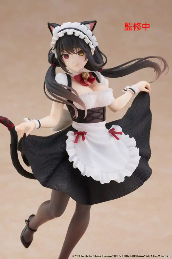 Date A Live V Coreful PVC-Statue Kurumi Tokisaki Cat Ear Maid Ver. 18 cm Produktfoto