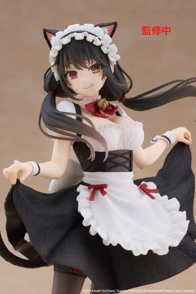 Date A Live V Coreful PVC-Statue Kurumi Tokisaki Cat Ear Maid Ver. 18 cm Produktfoto
