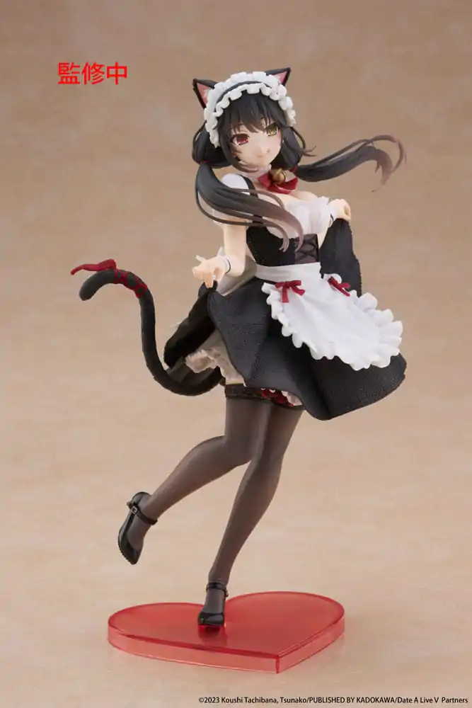 Date A Live V Coreful PVC-Statue Kurumi Tokisaki Cat Ear Maid Ver. 18 cm Produktfoto