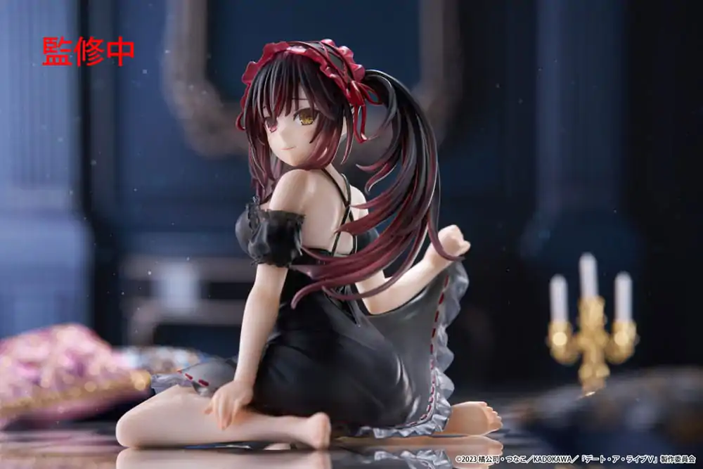 Date A Live V PVC Statue Desktop Cute Figure Kurumi Tokisaki Nightwear Ver. 13 cm Produktfoto
