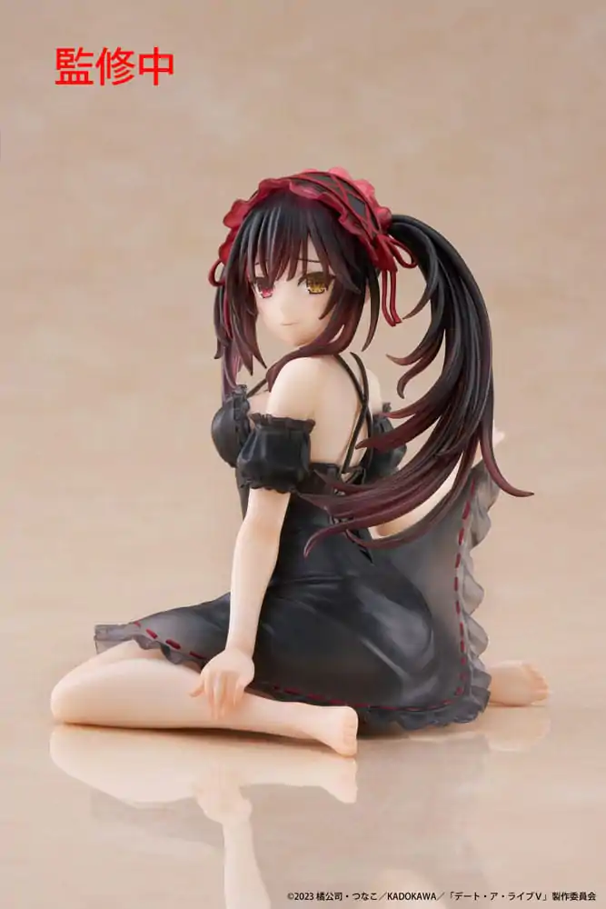 Date A Live V PVC Statue Desktop Cute Figure Kurumi Tokisaki Nightwear Ver. 13 cm Produktfoto