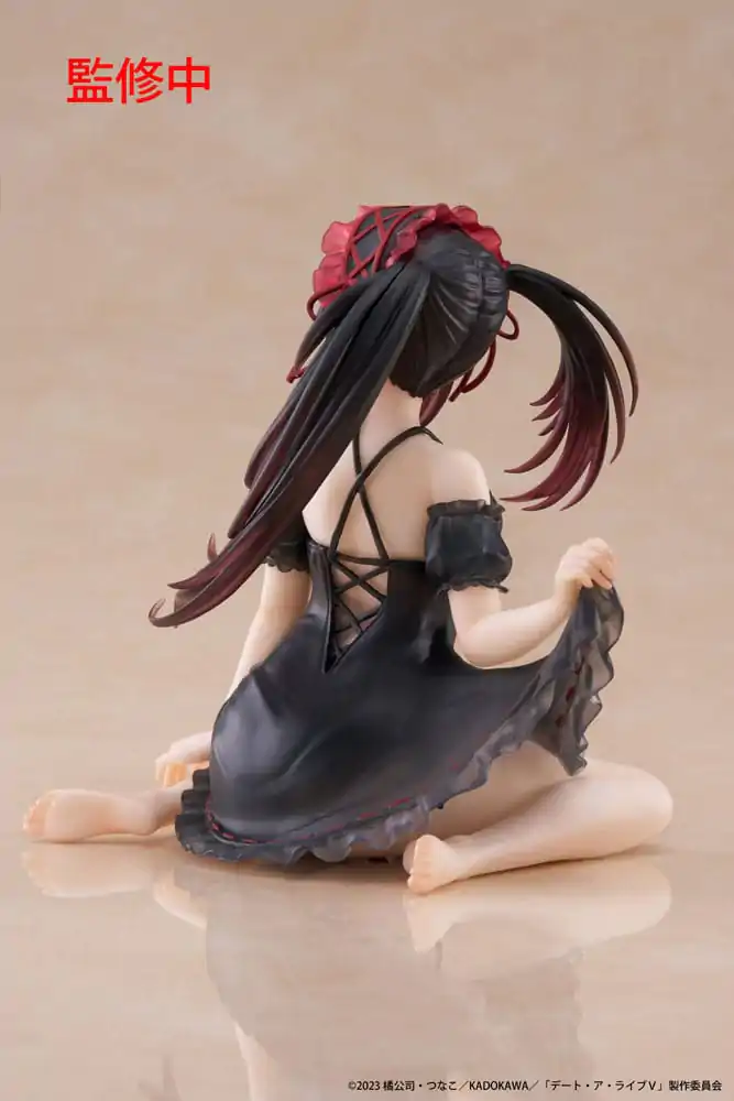 Date A Live V PVC Statue Desktop Cute Figure Kurumi Tokisaki Nightwear Ver. 13 cm Produktfoto