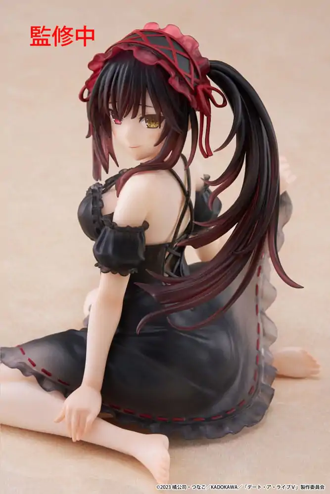 Date A Live V PVC Statue Desktop Cute Figure Kurumi Tokisaki Nightwear Ver. 13 cm Produktfoto