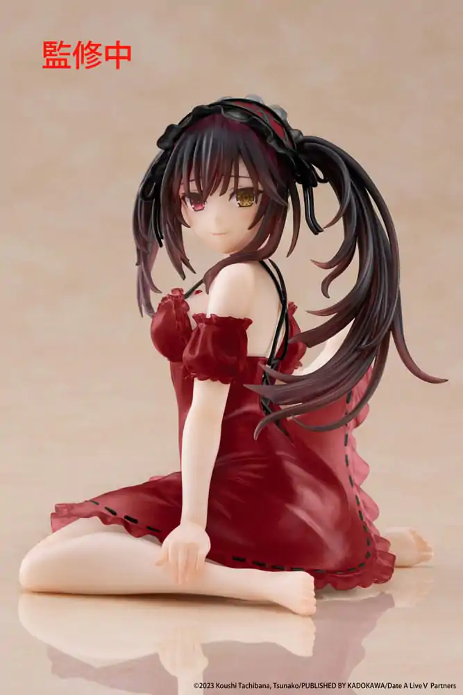 Date A Live V PVC Statue Desktop Cute Figur Kurumi Tokisaki Nightwear Ver. Renewal 13 cm Produktfoto