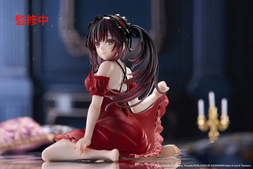 Date A Live V PVC Statue Desktop Cute Figur Kurumi Tokisaki Nightwear Ver. Renewal 13 cm Produktfoto