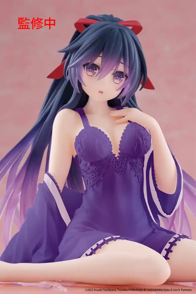 Date A Live V PVC Statue Desktop Niedliche Figur Tohka Yatogami Nightwear Ver. Renewal 13 cm Produktfoto