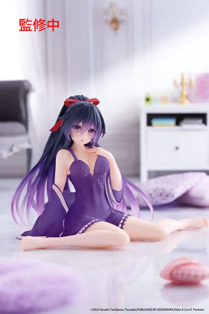 Date A Live V PVC Statue Desktop Niedliche Figur Tohka Yatogami Nightwear Ver. Renewal 13 cm Produktfoto