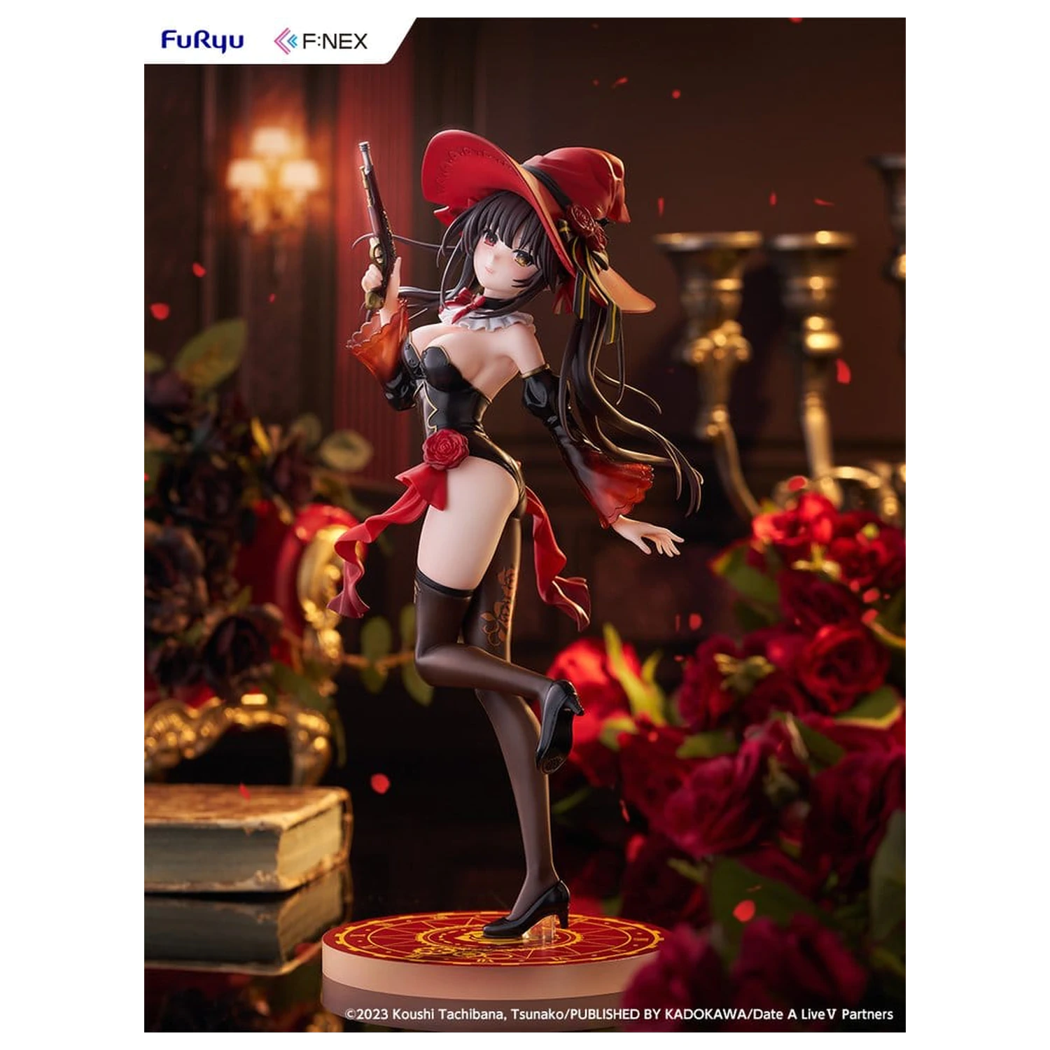 Date A Live V F:Nex PVC Figur 1/7 Kurumi Tokisaki Witch Style ver. 25 cm Produktfoto