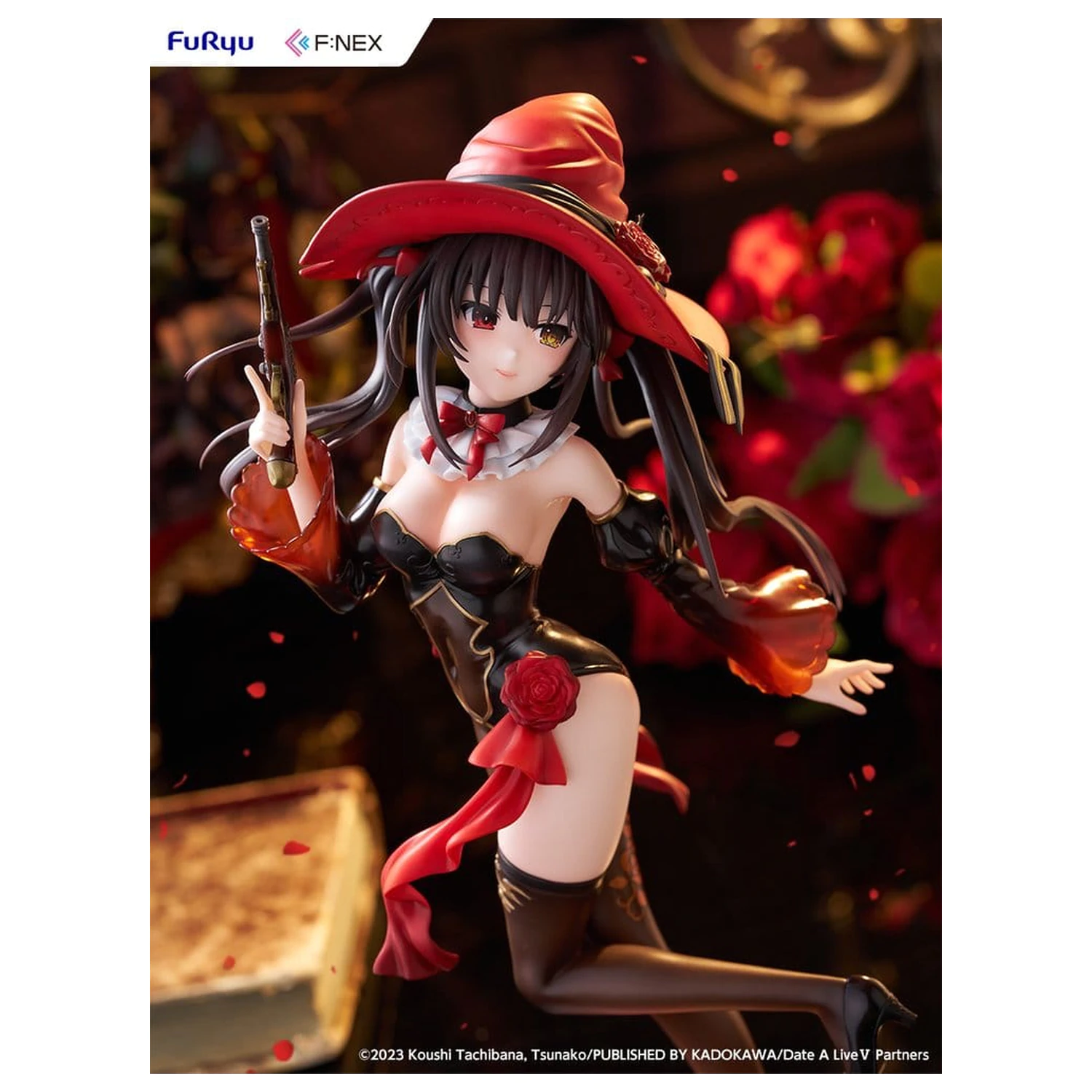 Date A Live V F:Nex PVC Figur 1/7 Kurumi Tokisaki Witch Style ver. 25 cm Produktfoto