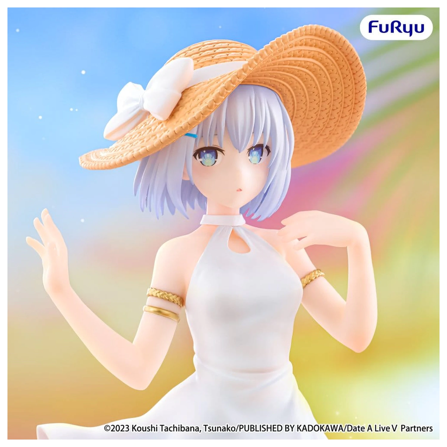 Date A Live V PVC Figur Origami Tobiichi Summer Dress 20 cm Produktfoto