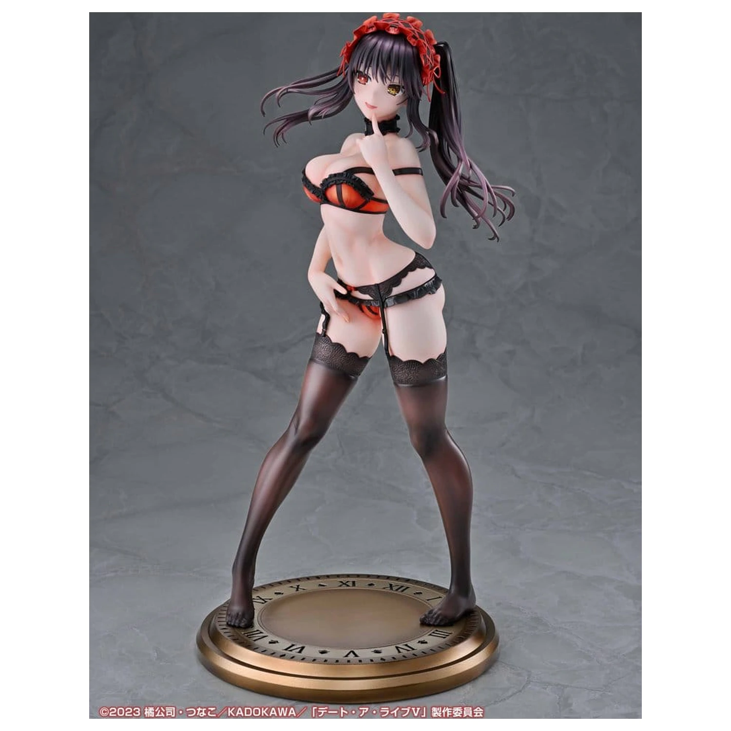 Date A Live V Re:Dress PVC Figur 1/4 Kurumi Tokisaki Dress shirt Ver. 40 cm Produktfoto