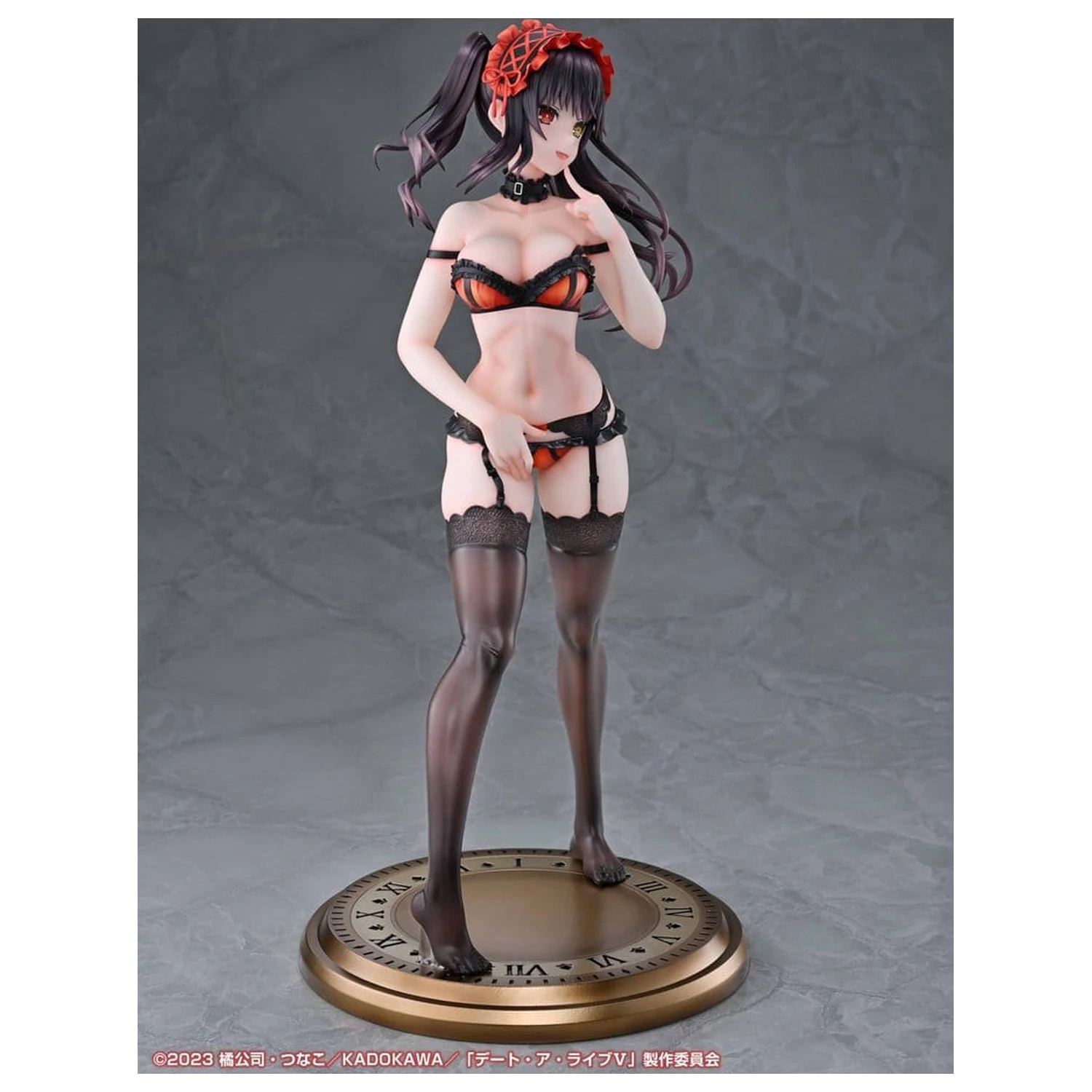 Date A Live V Re:Dress PVC Figur 1/4 Kurumi Tokisaki Dress shirt Ver. 40 cm Produktfoto