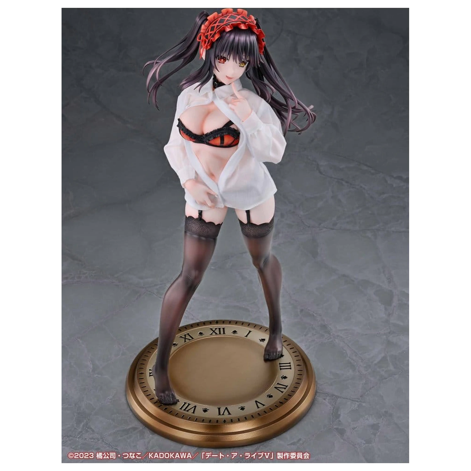 Date A Live V Re:Dress PVC Figur 1/4 Kurumi Tokisaki Dress shirt Ver. 40 cm Produktfoto