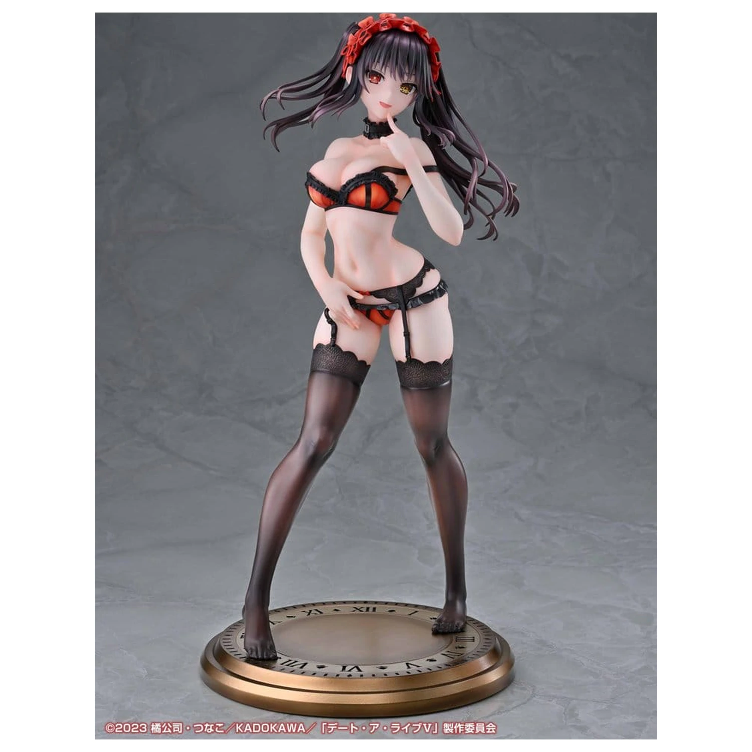 Date A Live V Re:Dress PVC Figur 1/4 Kurumi Tokisaki Dress shirt Ver. 40 cm Produktfoto